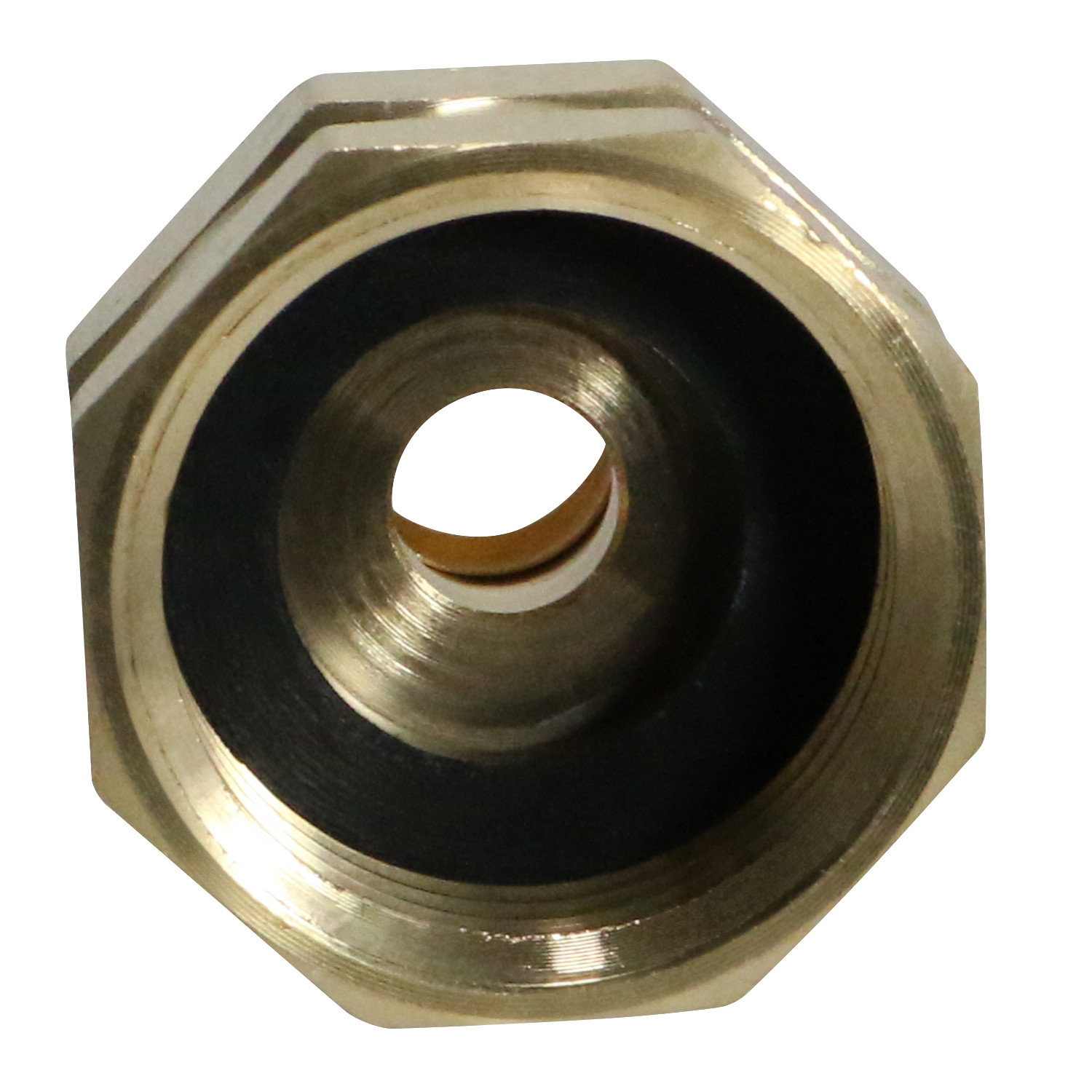 10) 3/8" OD COMPRESSION X 3/4 FHT GARDEN HOSE THREADED FEMALE ADAPTER, LEAD FREE gallery