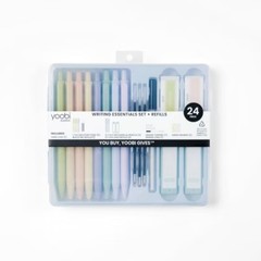 Evolve 24pc Writing Set with Ballpoint Pens and Mechanical Pencils