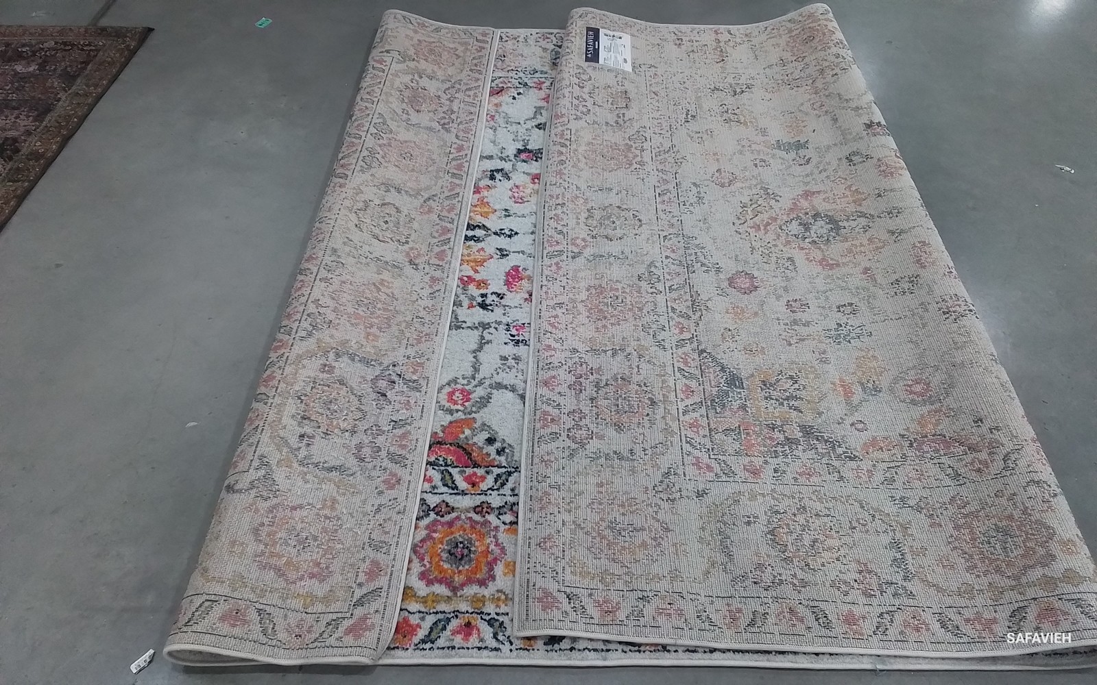 FUCHSIA / IVORY 6'-7" x 9'-2" Flaw in Rug, Reduced Price 1172794413 MAD603R-6 gallery
