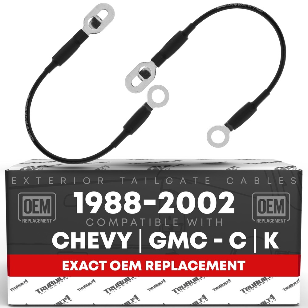 Tailgate Support Cable, Left & Right for Chevrolet GMC C&K 1500, 2500, 3500