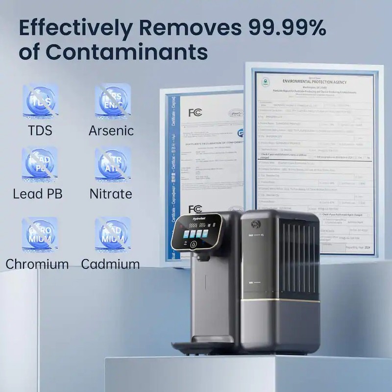 Hydrofast C100 Countertop Reverse Osmosis Water Filter System,6 Stage Filtration gallery