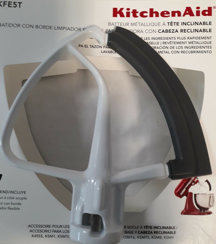 KitchenAid Tilt Head Flex Edge Beater, 4.5/5 Quart, White - Original Accessory gallery