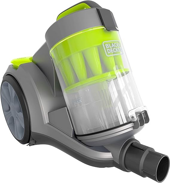 BLACK+DECKER Bagless Canister Multi-Cyclonic Vacuum BDXCAV217G - Gray/Green gallery