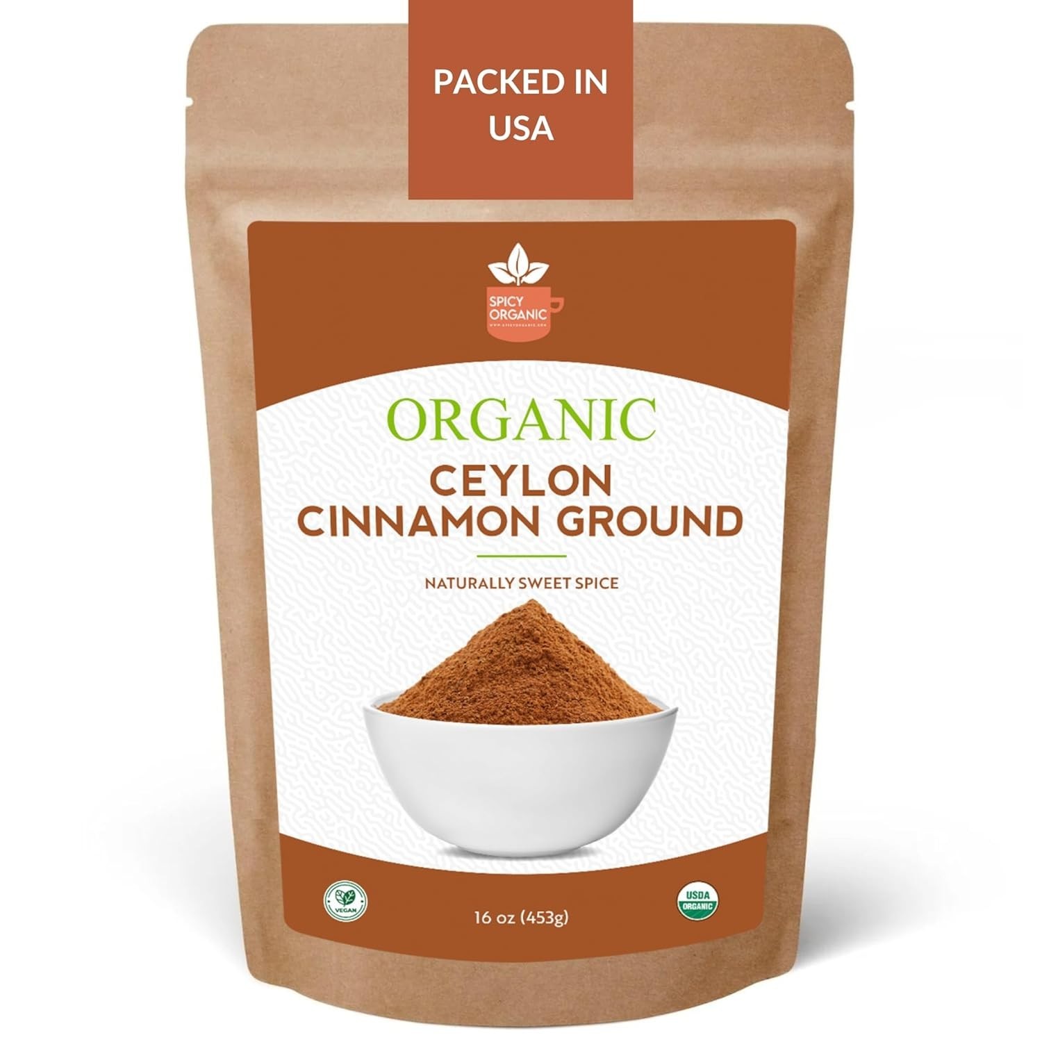 Organic Ceylon Cinnamon Powder – 16 oz, Freshly Ground, USDA Certified gallery