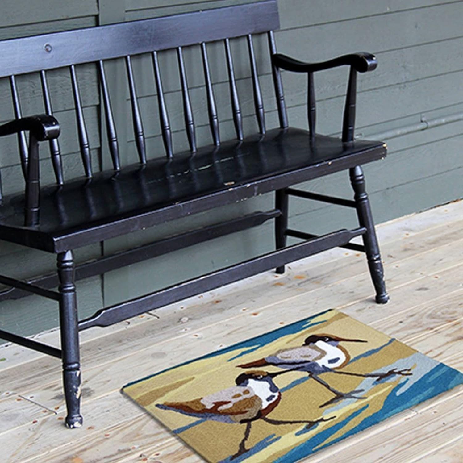 Jellybean Sand Piper Pair Accent Rug 20x30 Washable Indoor Outdoor gallery