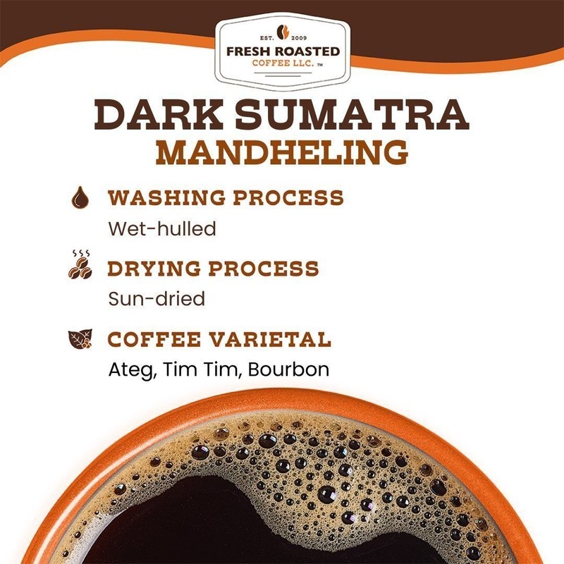 Dark Sumatra Mandheling | Single Origin Coffee | Fresh Roasted Coffee gallery