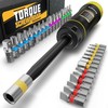 Long Shank Torque Screwdriver Set, 5-55 Inch Pounds lbs, 32 Piece 1/4" Drive ... gallery