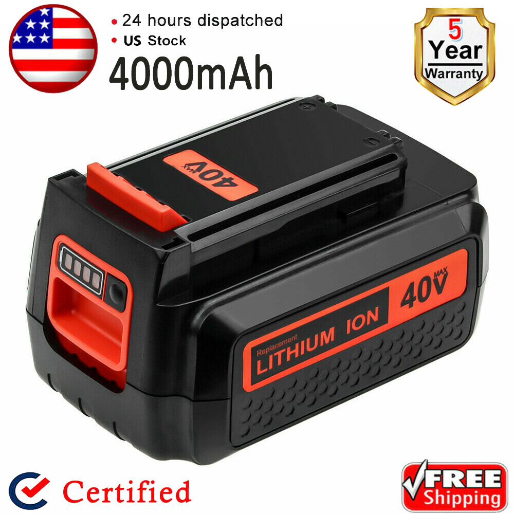 Battery LBX36 40V Replacement for Black and Decker Lithium Ion LBX2040 LBXR36 gallery