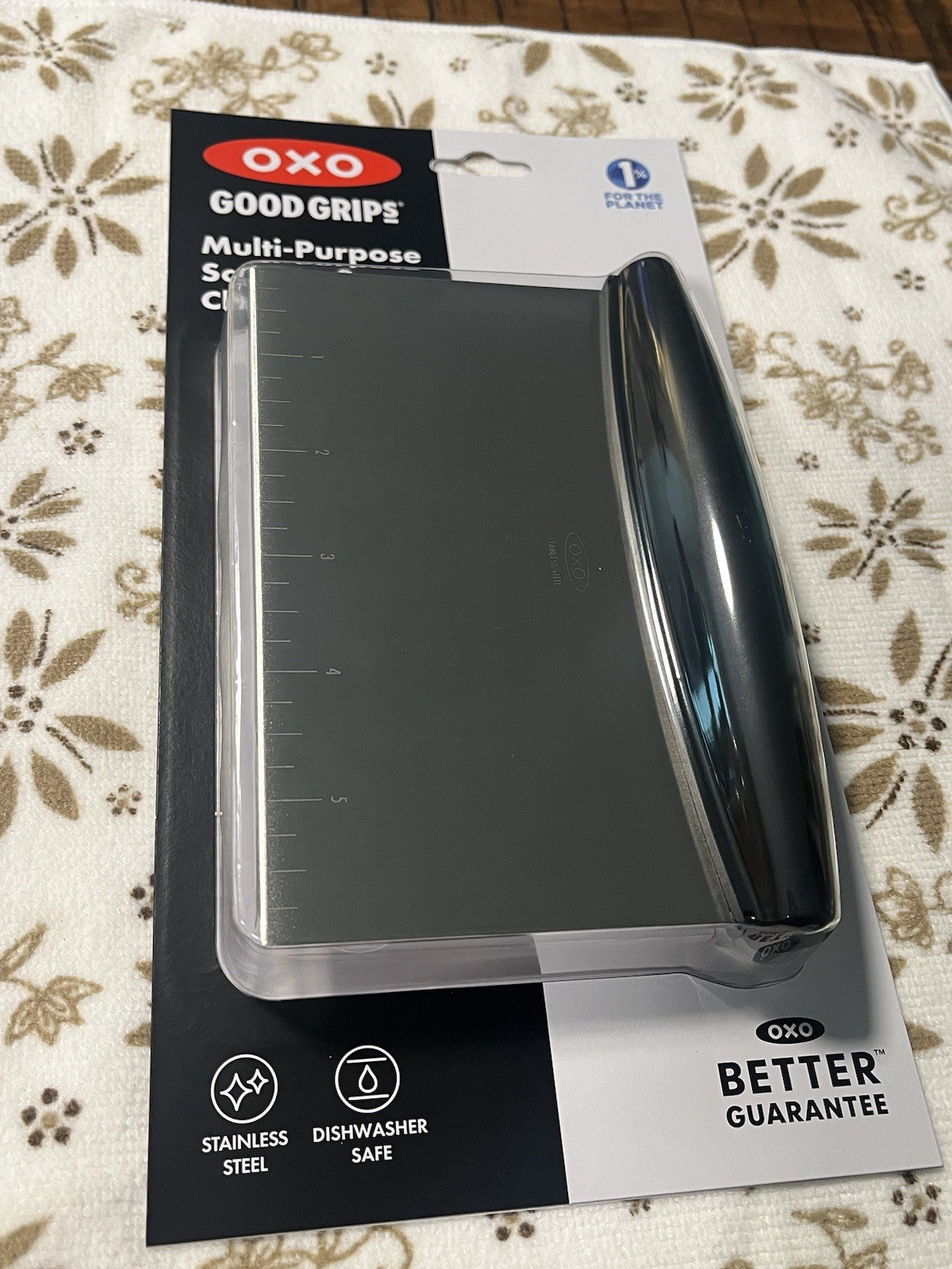OXO Good Grips Multi-Purpose Scraper & Chopper Stainless steel - Dishwasher Safe gallery