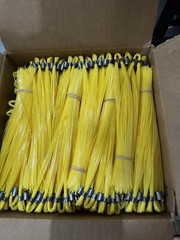 Stake Chaser Yellow 9 Inch Marking Flags for Survey, Landscaping Trails (500-Ct)
