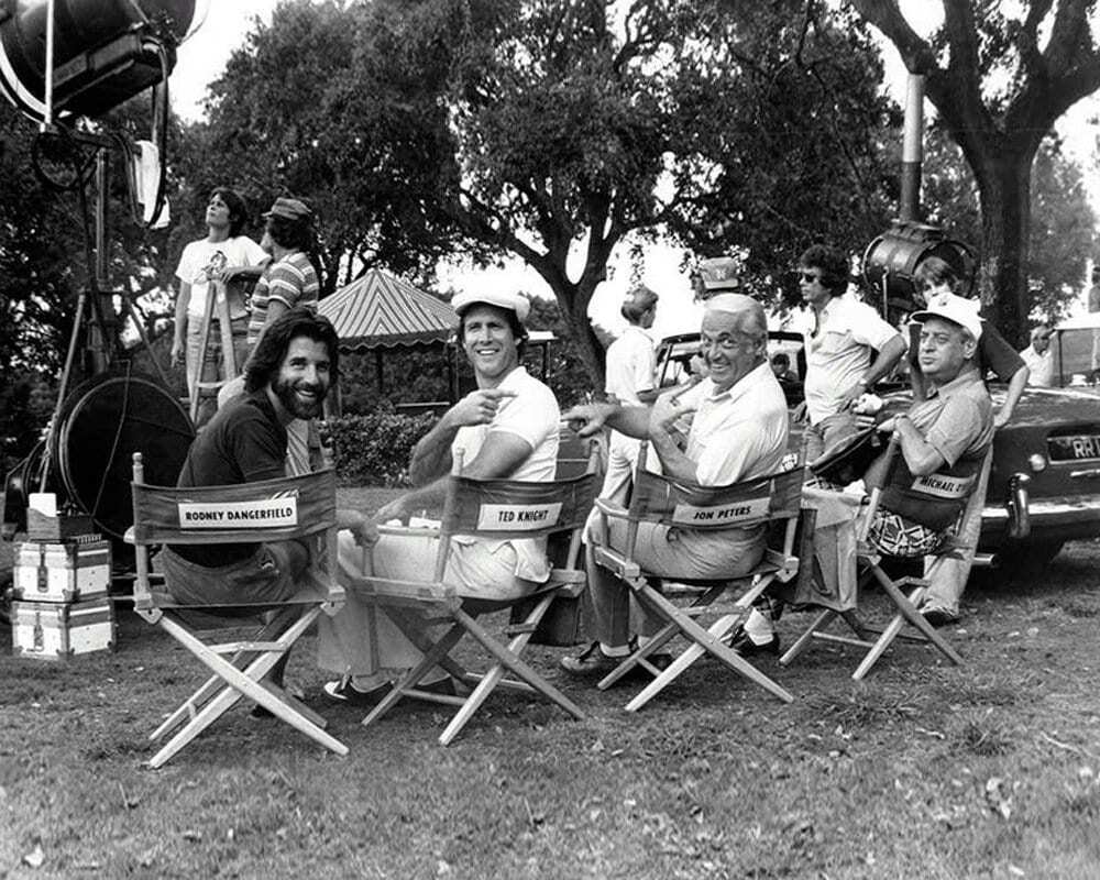 Caddyshack- Backstage Cast Photo Ted Knight Chevy Chase Photo Print Poster gallery