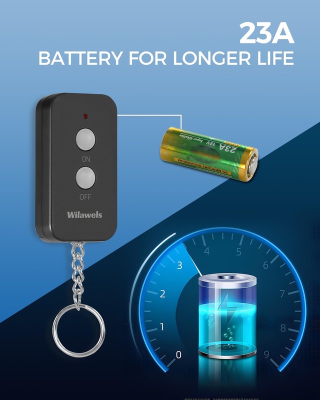 Remote Control Outlet Plug Wireless On Off Power Switch, Black Remote Light S... gallery