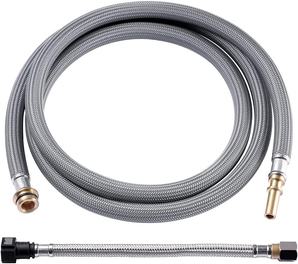 Durable Nylon 59-Inch Hose Combo for Hansgrohe Faucets - Money-Back Guarantee gallery