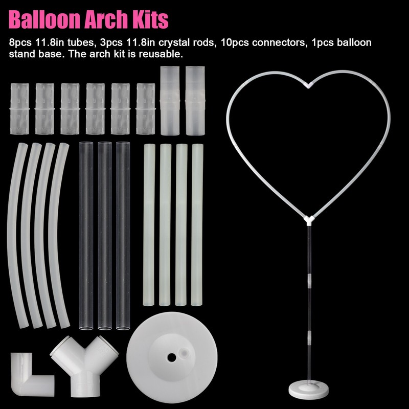 Balloon Column Arch Base Display Stand Kit For Wedding Birthday Party Decor zz gallery