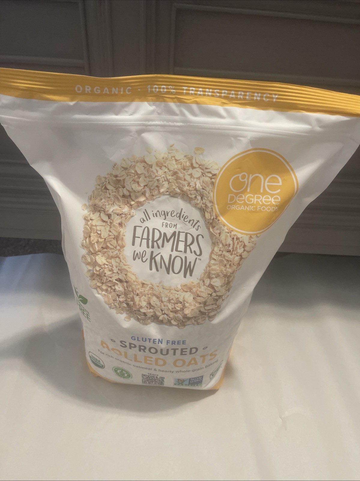 One Degree Organic Sprouted Rolled Oats Gluten-Free gallery