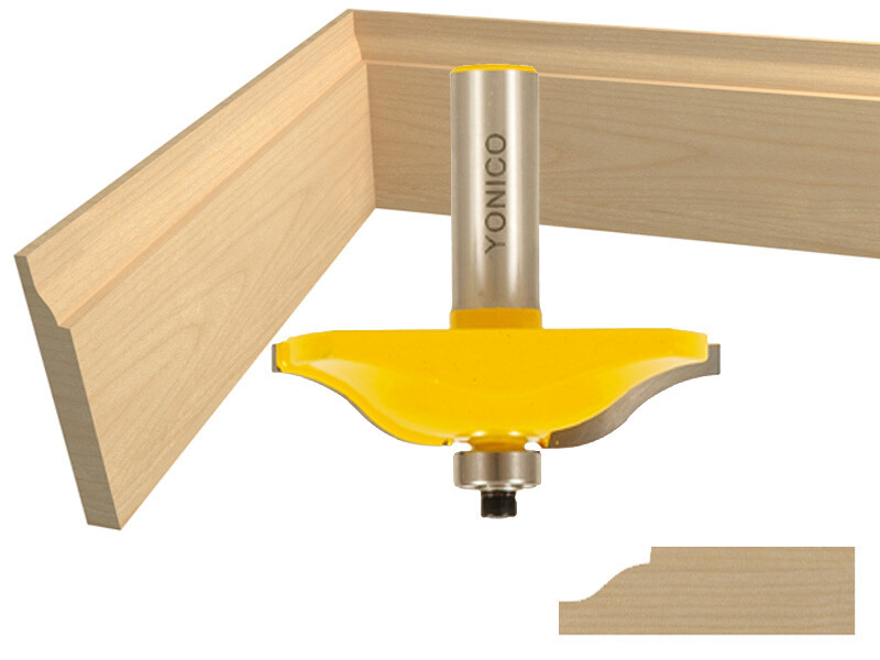 2-1/2" Diameter Ogee Raised Panel Router Bit - 1/2" Shank - Yonico 12134 gallery