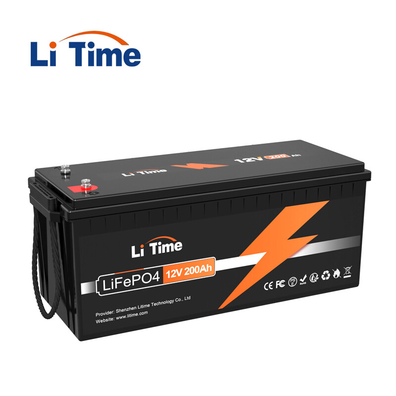 Litime 12V 200Ah LiFePO4 Deep Cycle Lithium Battery for RV Marine Off-grid Solar gallery