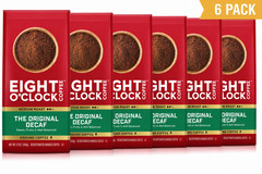 6-EIGHT O’CLOCK GROUND COFFEE THE ORIGINAL DECAF MEDIUM ROAST 12 OZ EA 05/12/26
