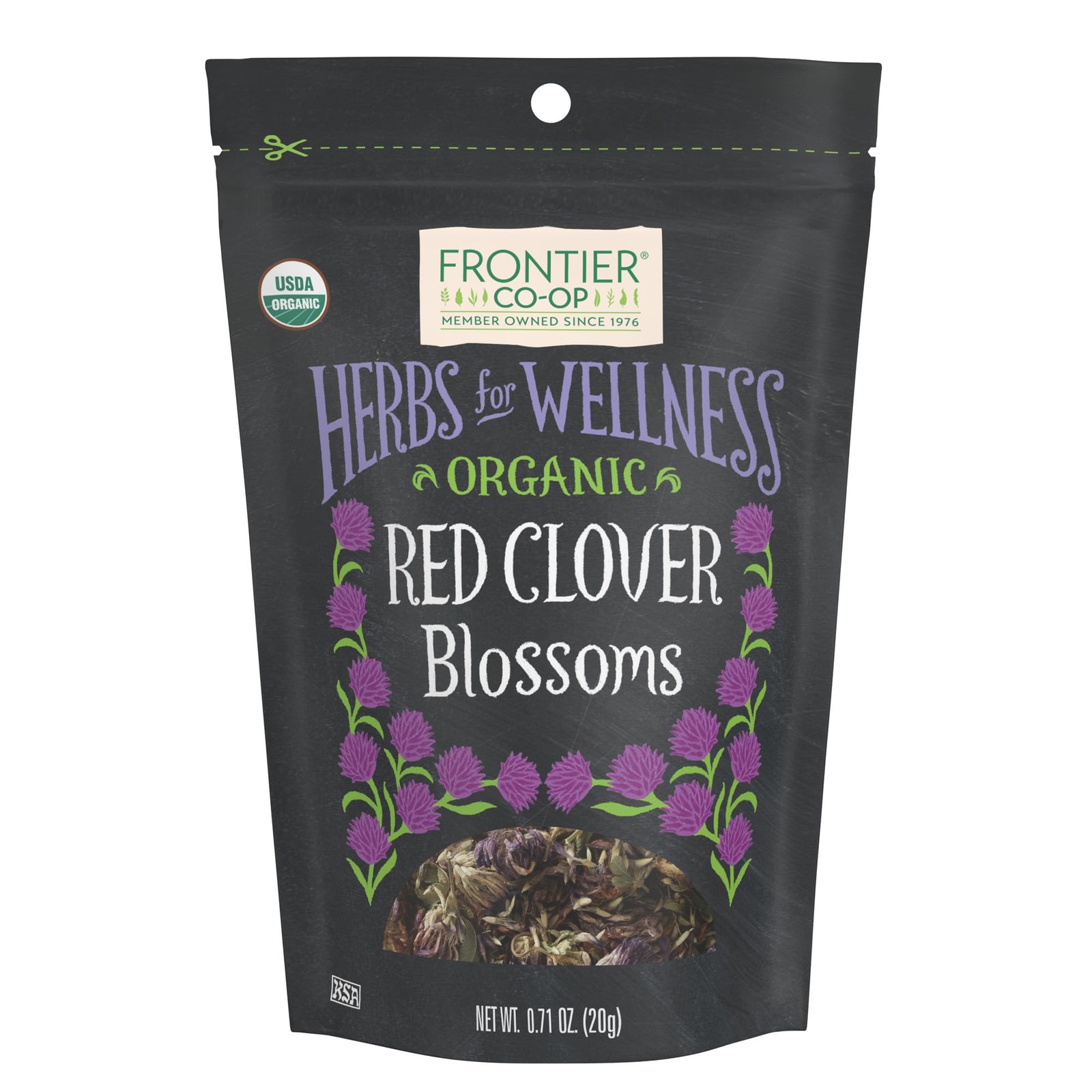 Frontier Co-op Organic Whole Red Clover Blossoms, 0.71oz - Fragrant, 0.71 oz gallery