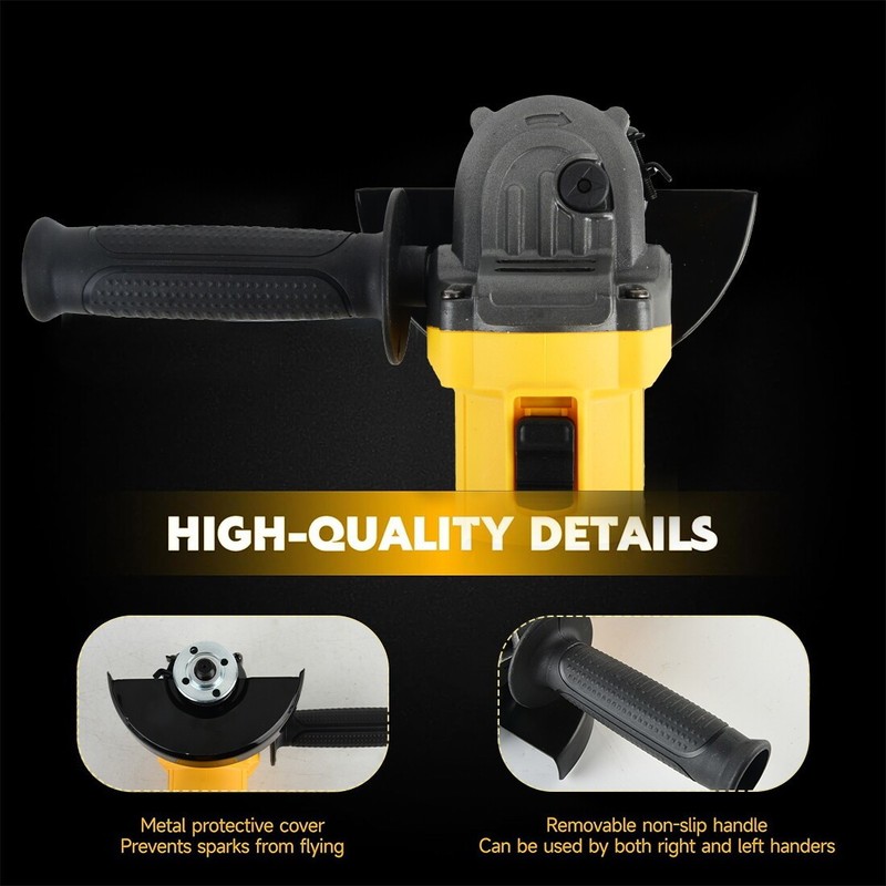 Cordless Angle Grinder Compatible Dewalt 20V MAX Battery 4-1/2" to 5" Brushless gallery