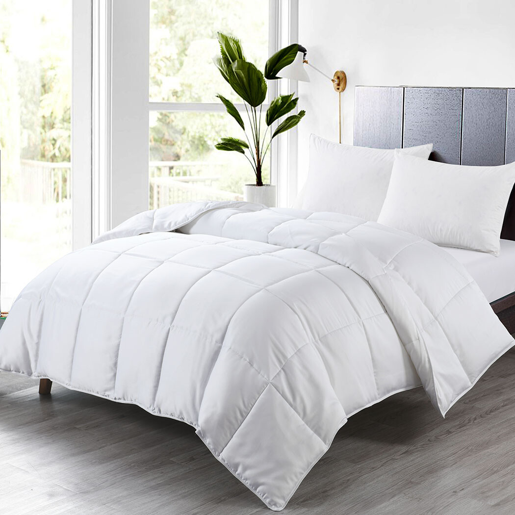 Bamboo Cool Comforter Baffle Box Down Alternative Duvet Insert All Season gallery