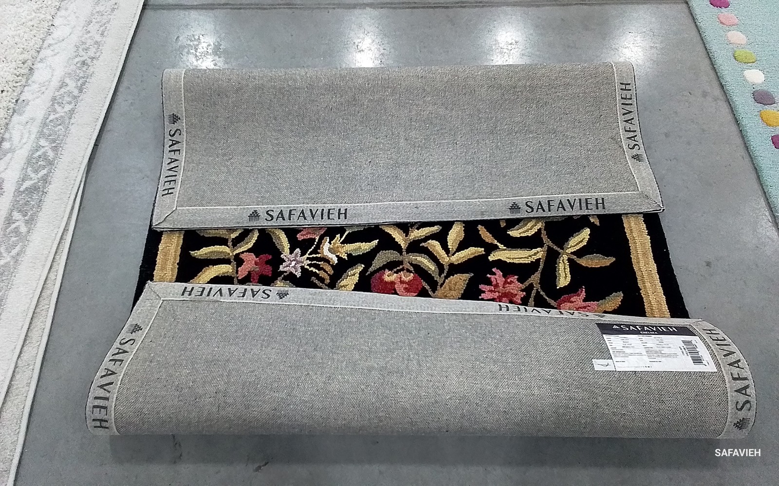 BLACK 3'-9" x 5'-9" Flaw in Rug, Reduced Price 1172790195 HK210B-4 gallery