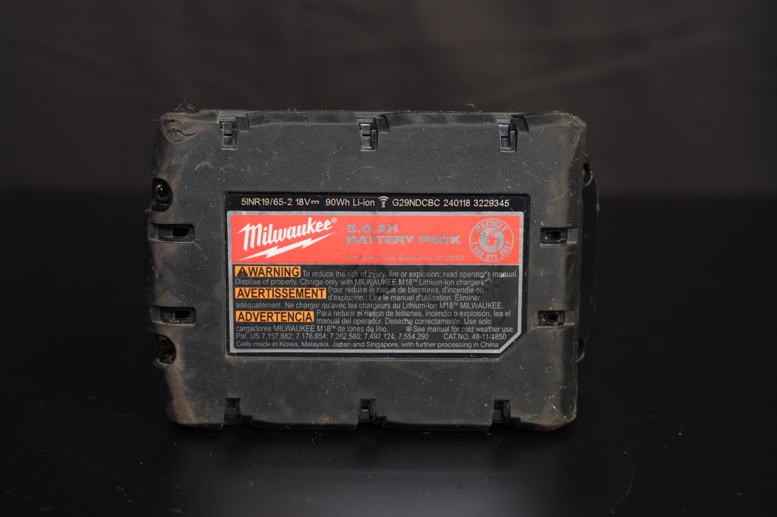 Milwaukee M18 REDLITHIUM XC5.0 Extended Capacity Battery Pack - Black... gallery