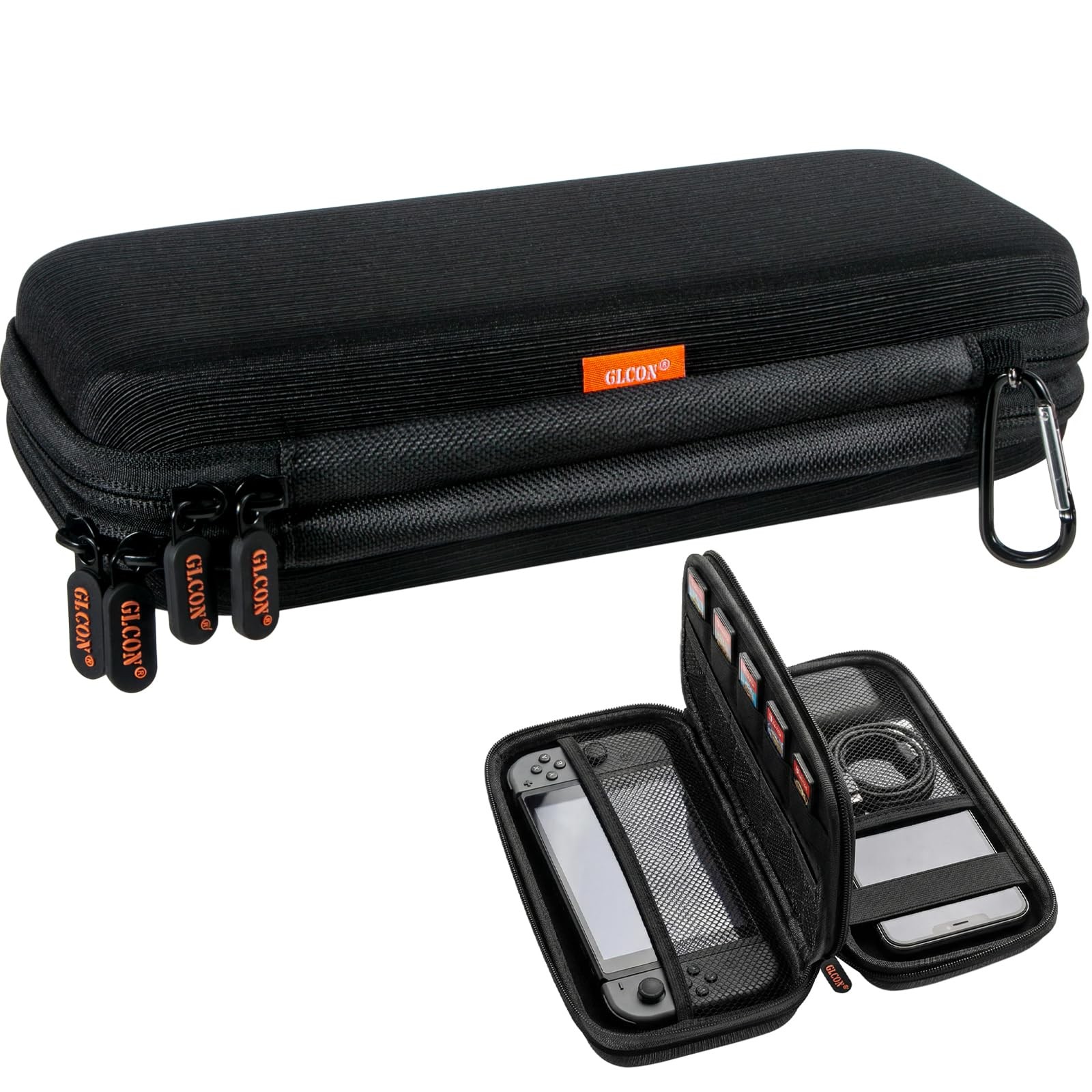 Double-Layer Hard Shell Carrying Case - Electronics Organizer Travel Case wit... gallery