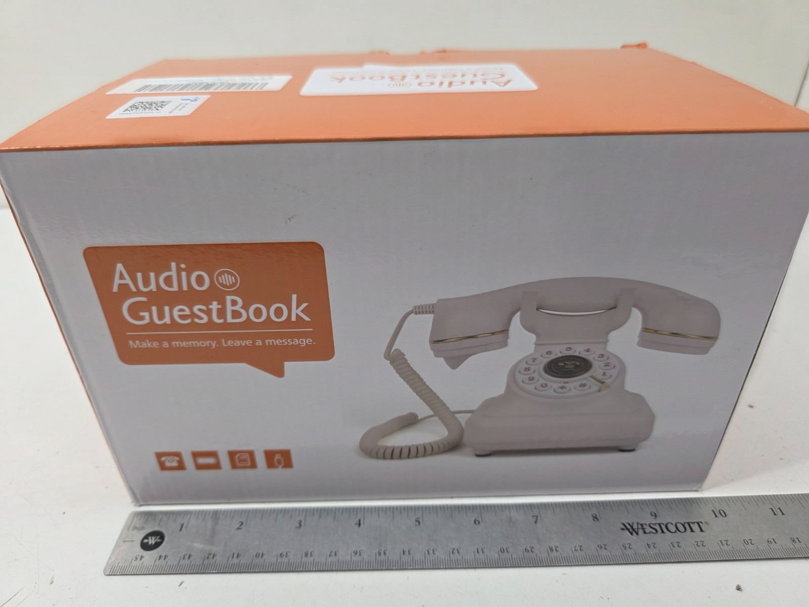 Audio Guest Book Make A Memory Phone Wedding/Home BLACK gallery