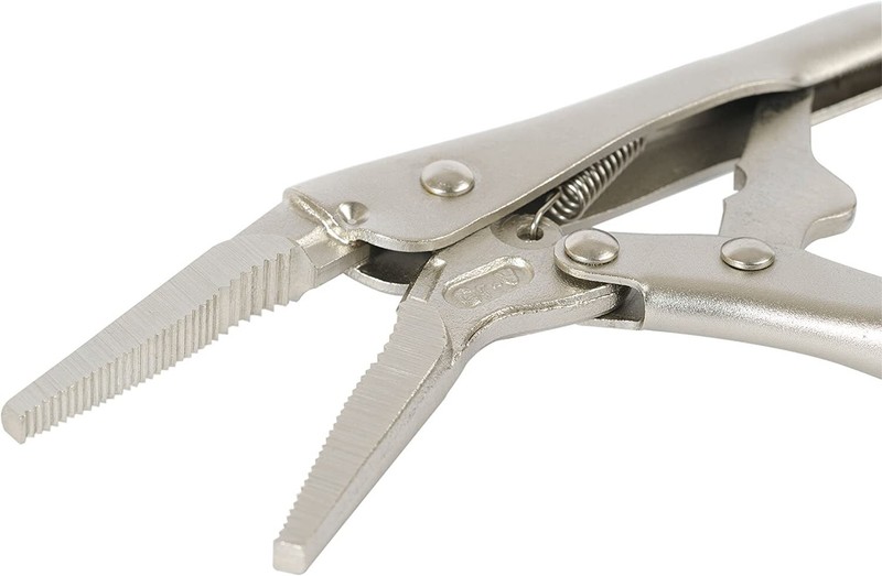 WORKPRO 5PC Locking Pliers Set 5/7/10" Curved Jaw Pliers 6.5/9" Long Nose Pliers gallery