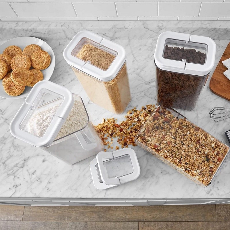 Member Mark 4Pack Fliplock Storage Rectangular Containers with Lids gallery