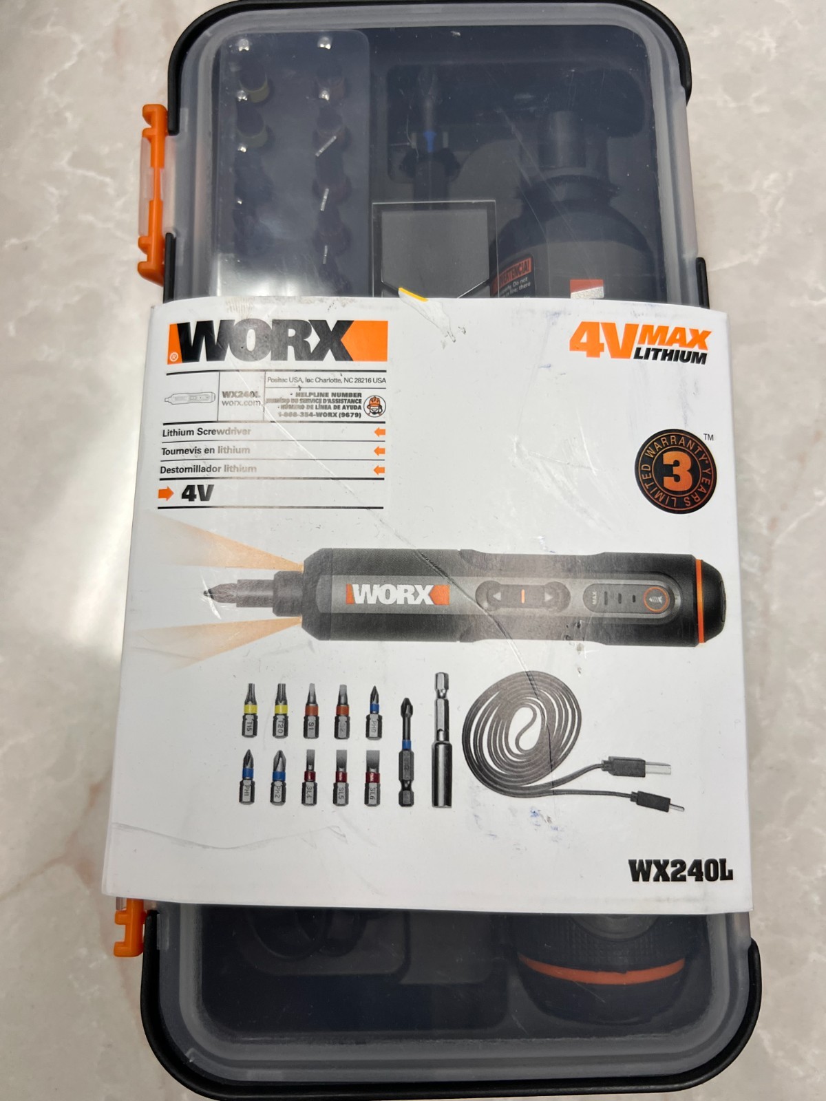 WORX 4-volt 1/4-in Cordless Screwdriver (Battery Included and Charger Included) gallery