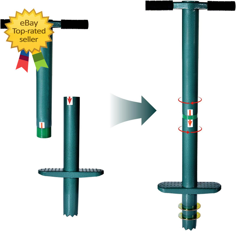 Sod Plugger Bulb Planter Planting Tool Easy to Assemble Garden Trasnplanter with gallery