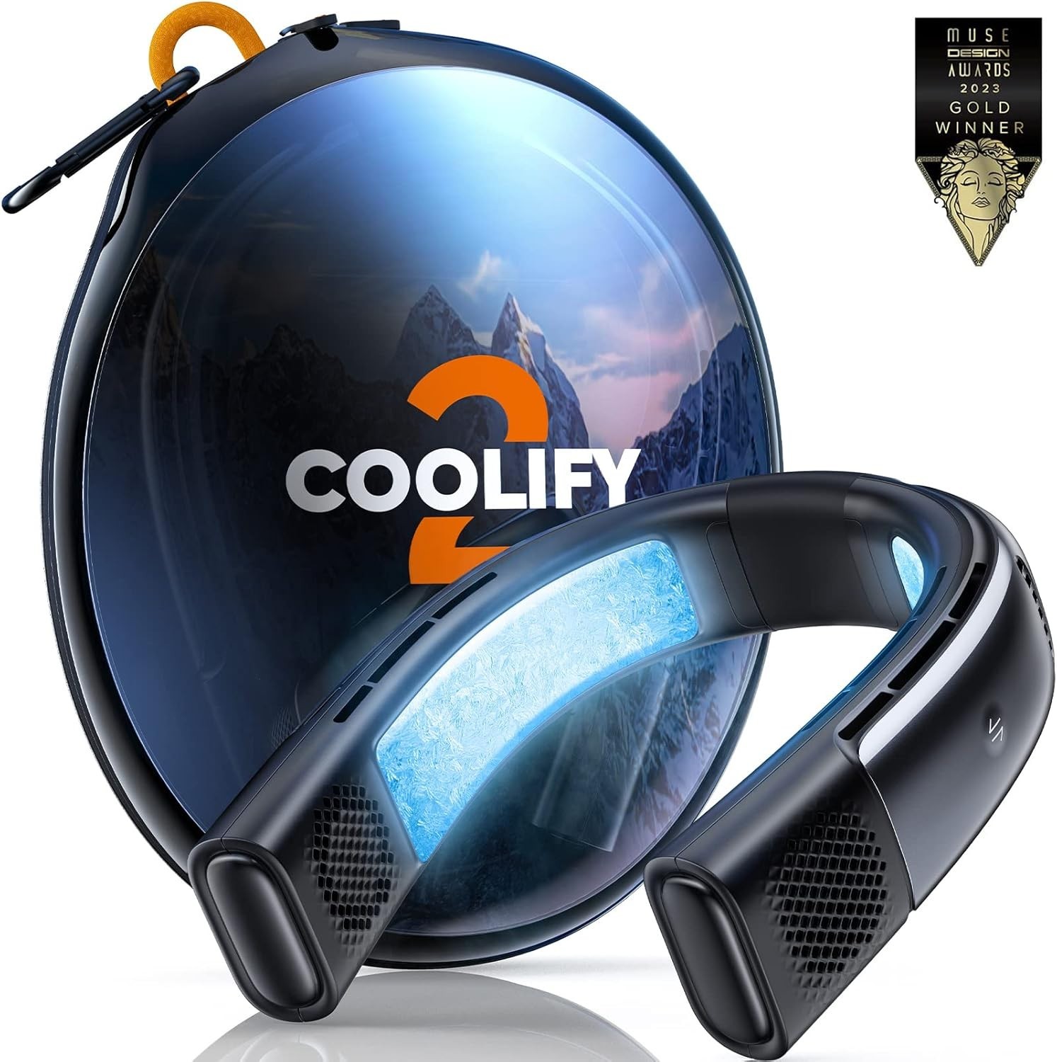 TORRAS Coolify 2 Neck Air Conditioner FAN Cooling Plates LED 4000mA - BLACK gallery