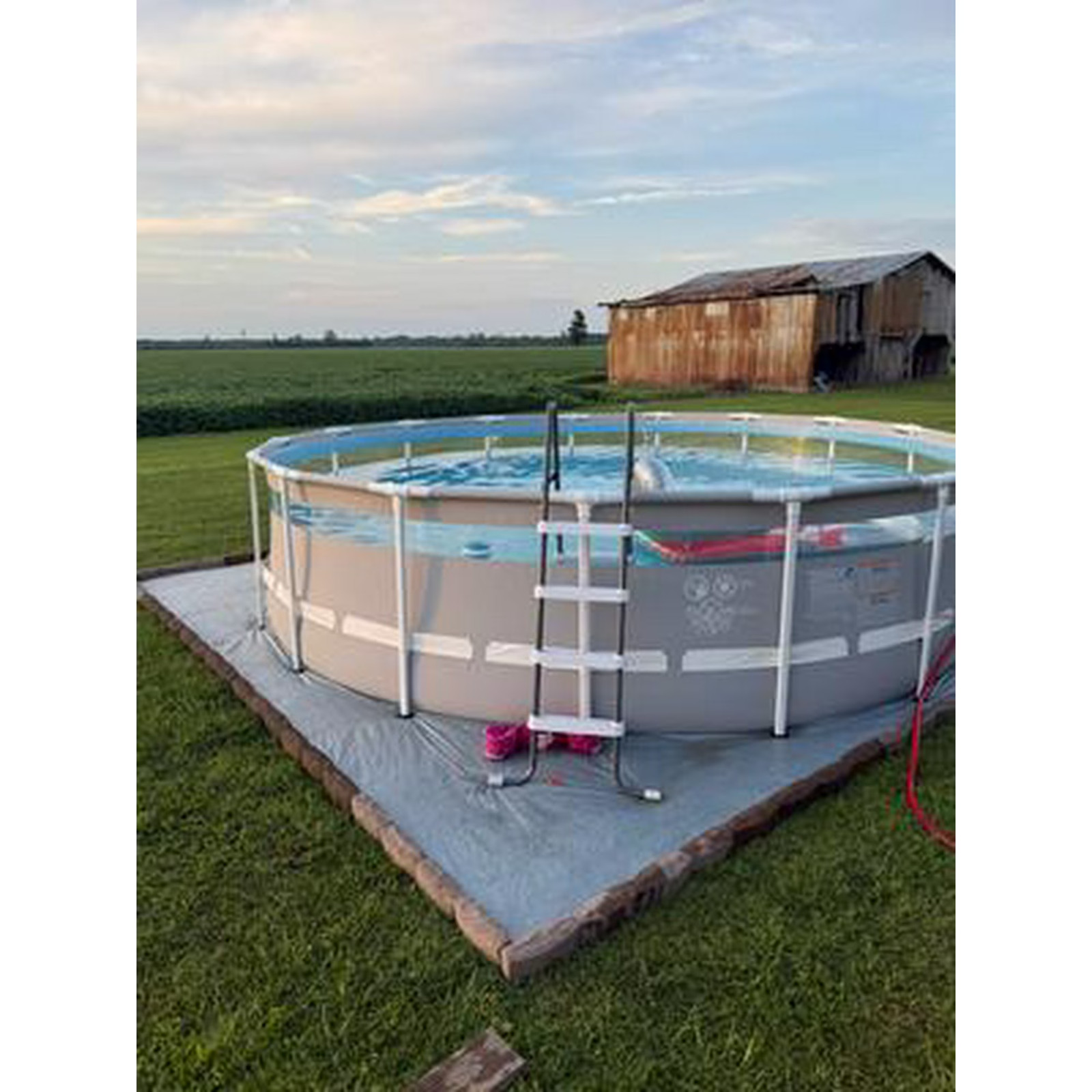 Intex Prism Frame 17ft x 48in ClearView Pool FERR SHIPPING ONLY USA gallery