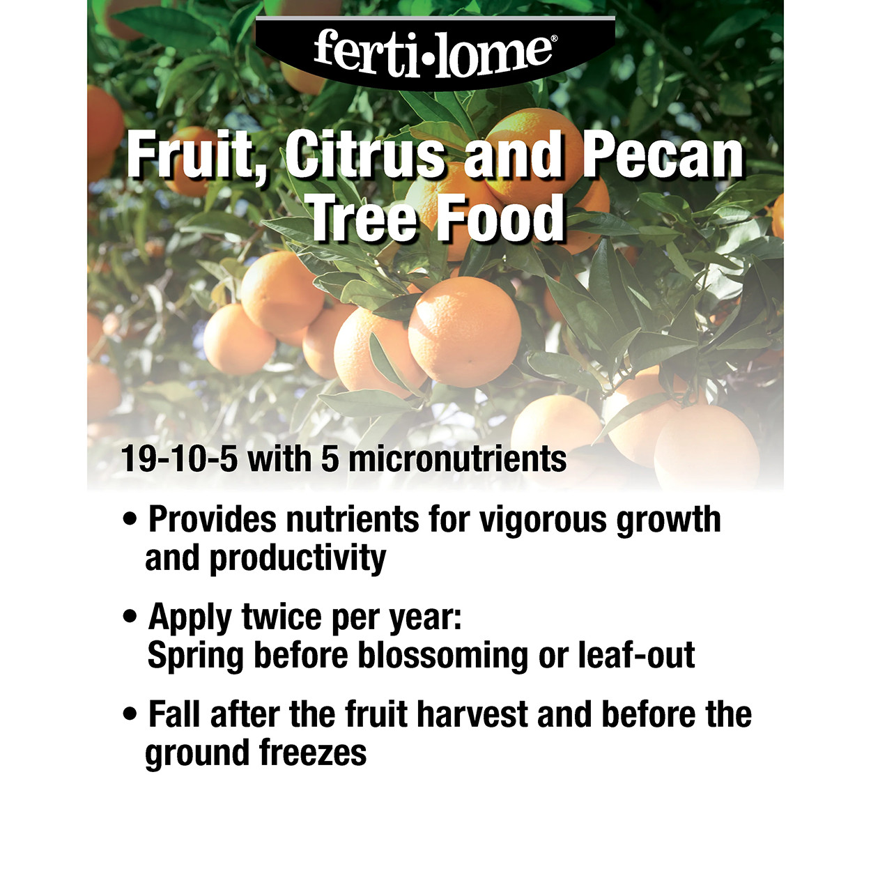 Ferti-lome Fruit, Citrus, and Pecan Tree Food 19-10-5 - 3.25 lb Bag by VPG gallery