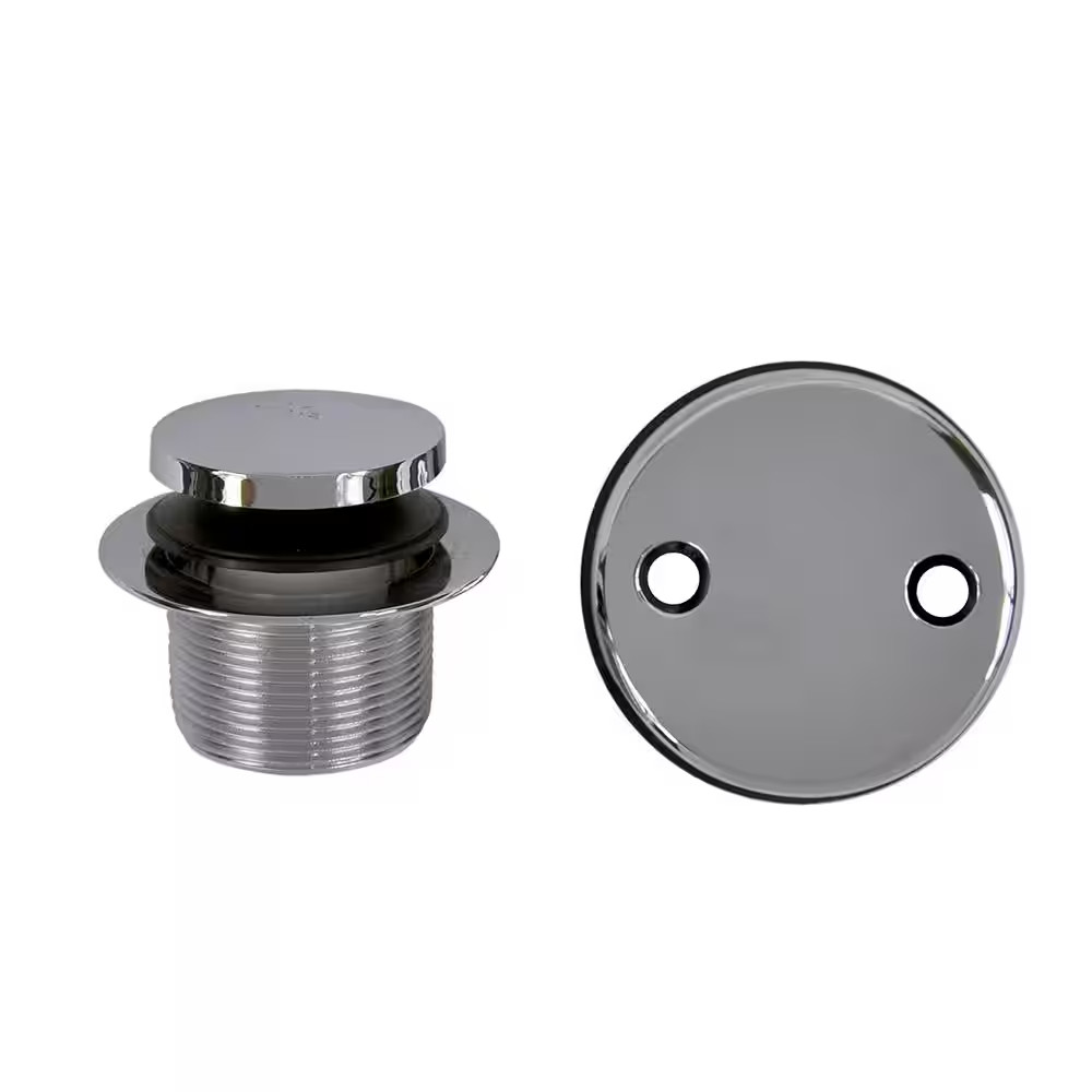 Touch-Toe Tub Drain Kit with Chrome Trim gallery