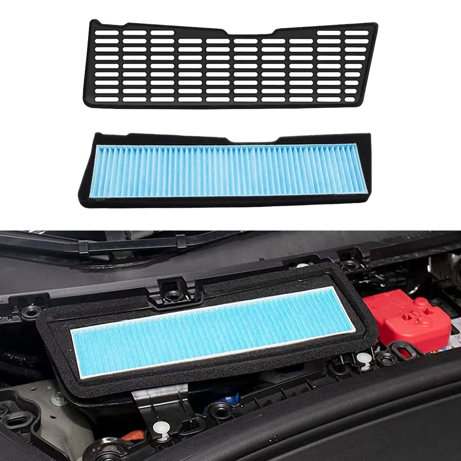 HEPA Cabin Air Filter Replacement for Tesla Model 3 Model Y 2021-2025 2 Pk gallery