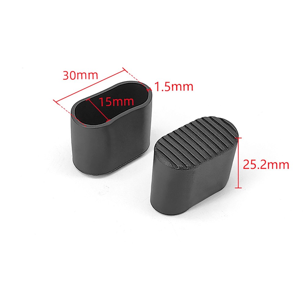 Round Square Rectangular Rubber End Caps Furniture Feet Chair Leg Protectors