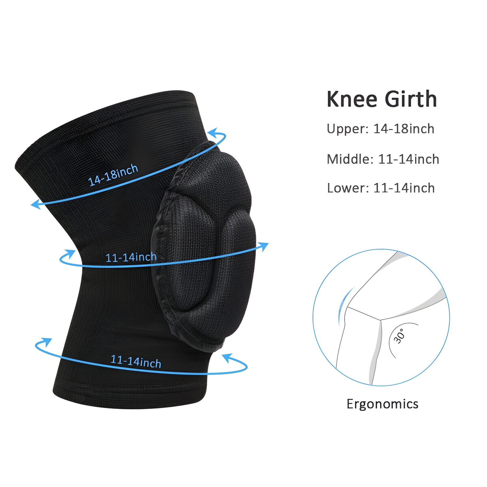 1 Pair Knee Pads – Durable Leg Protectors for Sports, Construction, and Flooring gallery