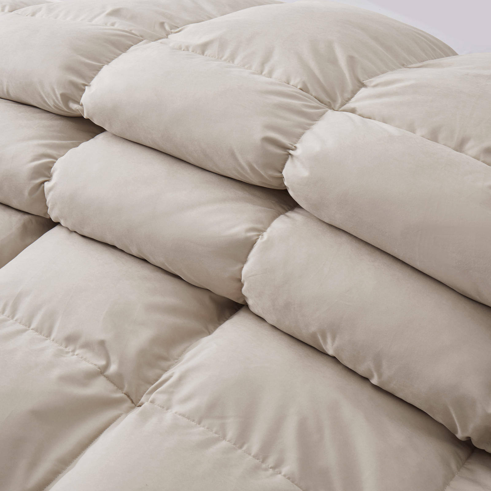 Soft Extra Winter Warm Down Comforter Gusseted Fluffy, King or Queen Bed Blanket gallery