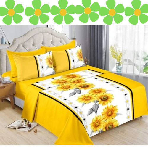 SHEET KING -6 PCS 4 Pillows cases 20""*35(50*90 CM) 1 Fitted Sheet'78'''*80+ gallery