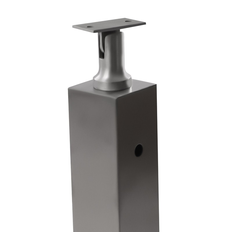42 Inch Modern Cable Railing Post Adjustable Outdoor Deck Handrail Railing 0-90° gallery