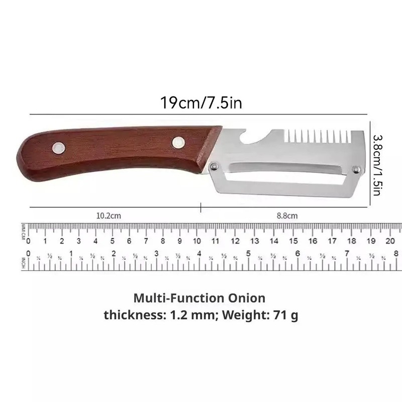 Multi-Functional 3-in-1 Vegetable Peeler – Stainless Steel Kitchen Tool.. gallery