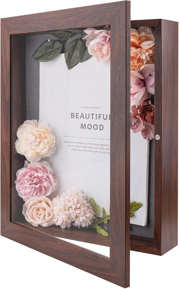 , 11X14 Shadow Box Frame Display Case, 2-Inch Depth, Great for Collages, Collect