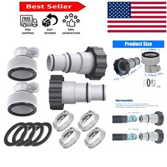 Universal Pool Hose Connector Set – Secure & Leak-Free for Above Ground Pools