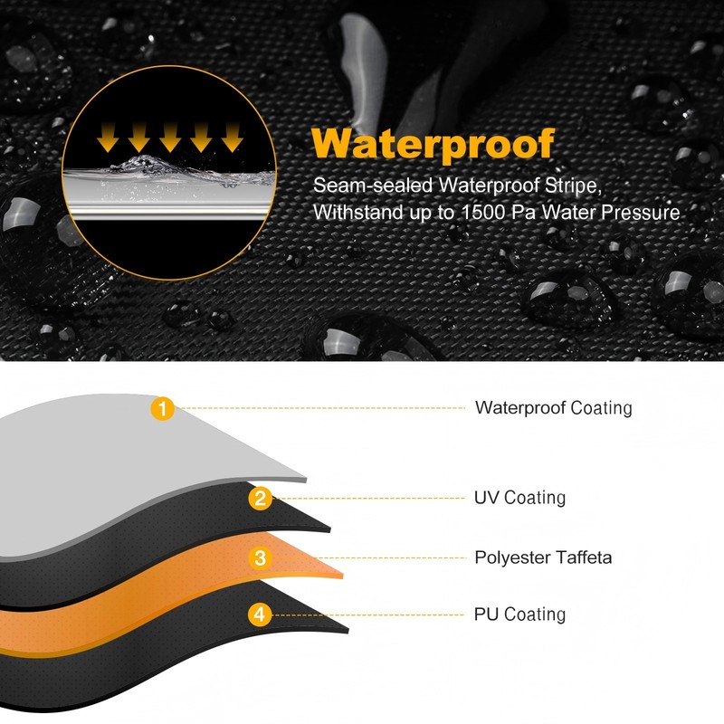57/78/82" UTV ATV Cover Waterproof Dust Sun UV Protect for Polaris Yamaha Honda gallery