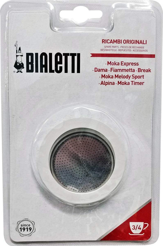 Replacement Gasket and Filter for 3 Cup Stovetop Espresso Coffee Makers gallery