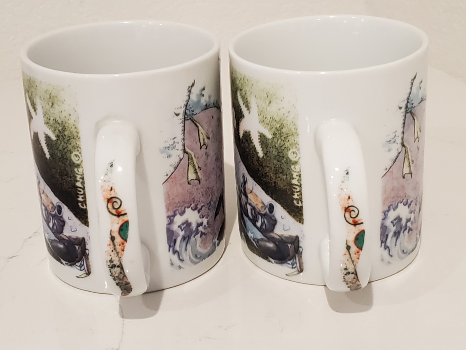 Chaleur Masters coffee mug - Jeff Chuang Land and Sea Life - set of (2) gallery