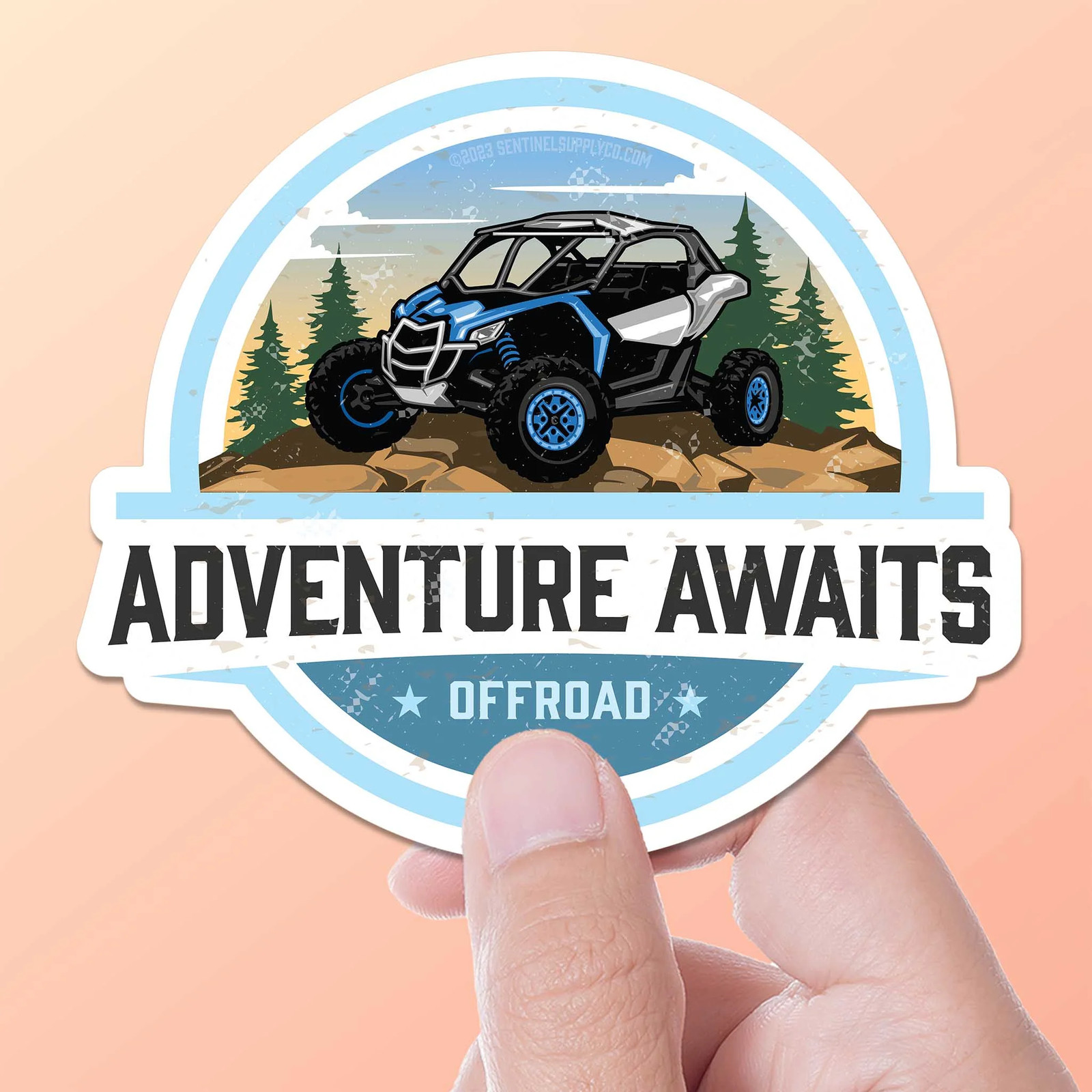 Adventure Awaits Sticker- Fun Decal for Water Bottle & Laptop gallery